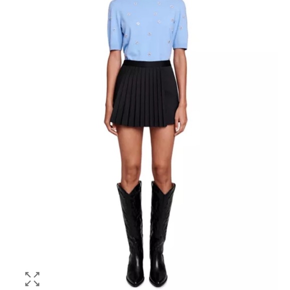 Maje Dresses & Skirts - Maje Iupli Pleated Skort NWOT